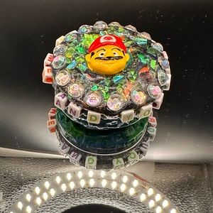 #deathandtaxes tin. Handcrafted tin “ It’s me, Mario”